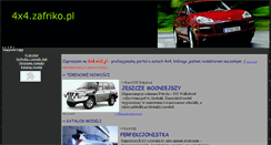 Desktop Screenshot of 4x4.zafriko.pl