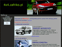 Tablet Screenshot of 4x4.zafriko.pl