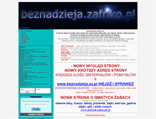 Tablet Screenshot of beznadzieja.zafriko.pl