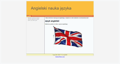 Desktop Screenshot of angielski.zafriko.pl