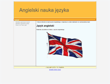 Tablet Screenshot of angielski.zafriko.pl